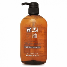 Kumano Horse Oil Silicon Free Shampoo 600ml