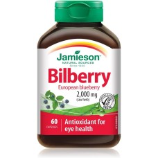 Jamieson Bilberry 2000mg 60 Veg Capsules