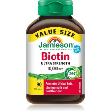 Jamieson Biotin 10000 mcg 90 softgels