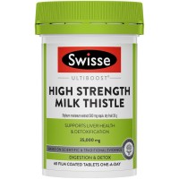 Swisse Ultiboost High Strength Milk Thistle 35000mg 60 Capsules