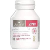 Bio Island Zinc for kids 120 Chewable Tablets