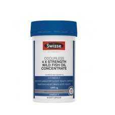 Swisse Ultiboost 4 x Strength Wild Fish Oil Concentrate 60 Capsules