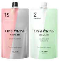 Shiseido Crystallizing Straight Set 1S For Very Sensitized Hair 400G
