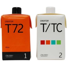 Shiseido Creator T72 Professional Perm Liquid Compound 400ml & T/TC 400ml