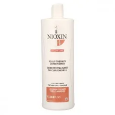 Nioxin 系統4頭皮護髮素纖細髮質化學處理顯著稀疏髮量 1000ml