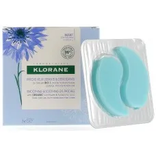 Klorane Patchs lissants et relaxants pour le contour des yeux, 7x2 patchs