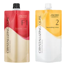 Shiseido Crystallizing Qurl F1 Hair Wave Perm Chemicals Neutralizing Lotion 400ML