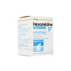 Hexomédine transcutanée Solution topique 45ml