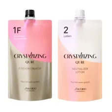 Shiseido Crystallizing Qurl F1 Hair Wave Perm Chemicals Neutralizing Lotion 400ML