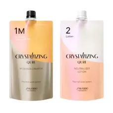 Shiseido Crystallizing Qurl M1 Hair Wave Perm Chemicals Neutralizing Lotion 400ML