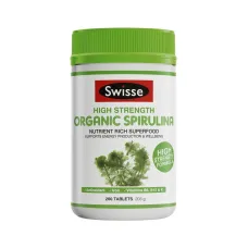 Swisse High Strength Biologische Spirulina 200 Tabletten