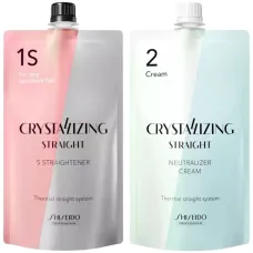 Shiseido Crystallizing Straight Set 1S para cabello muy sensibilizado 400g