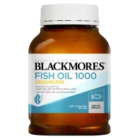 Blackmores Huile de poisson sans odeur 400 capsules