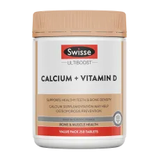 Swisse Ultiboost Calcium + Vitamin D 250 capsules